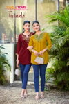 Twinkle By Tips And Tops Rayon Embroidery Bulk Ladies Top Orders In India
